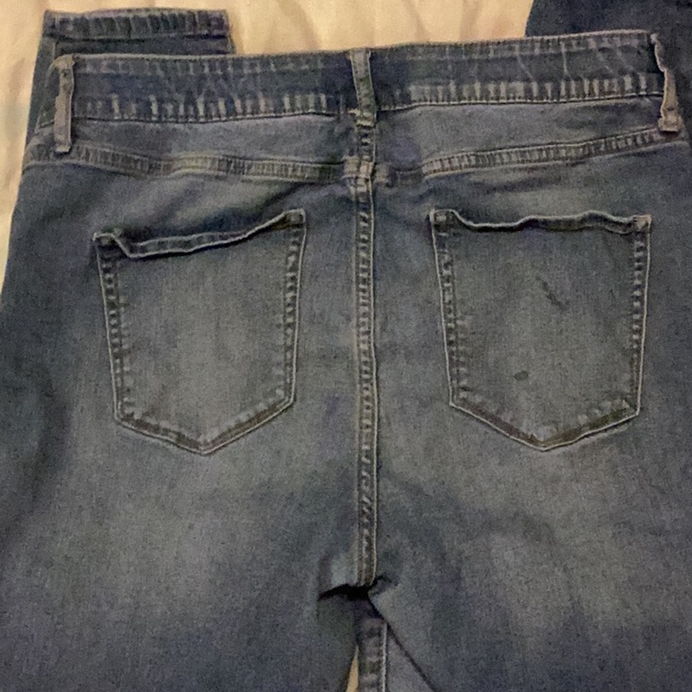 Womens Plus size Jeans AVA &VIV 14W Med rinse denim - Picture 4 of 6